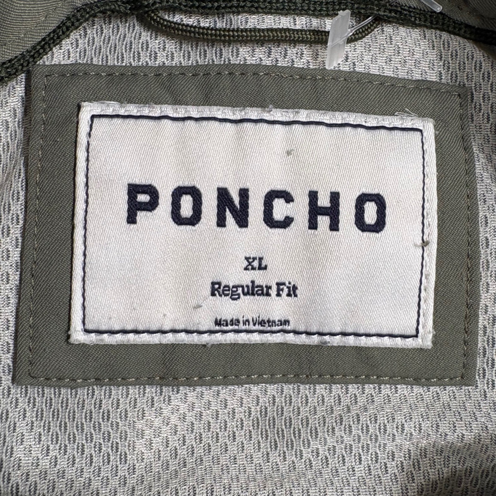 Poncho Western Performance Shirt Mens XL Sage Green Pearl Snap Vented Fishing