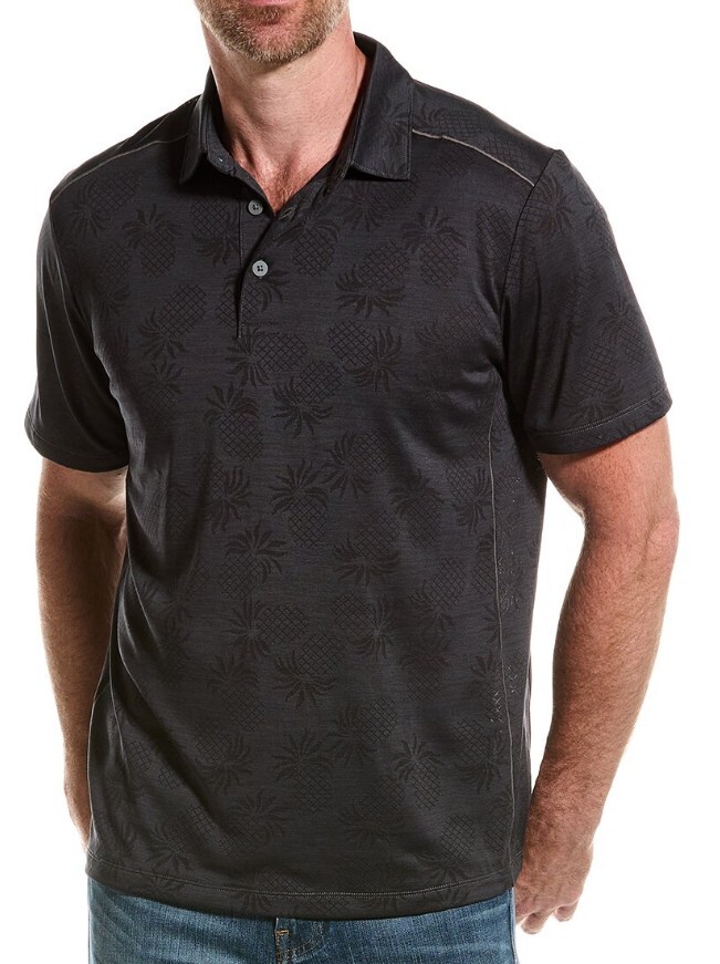 Tommy Bahama Island Zone PALM COAST PINEAPPLE “SUPER SALE” !!!! GOLF Polo Shirt