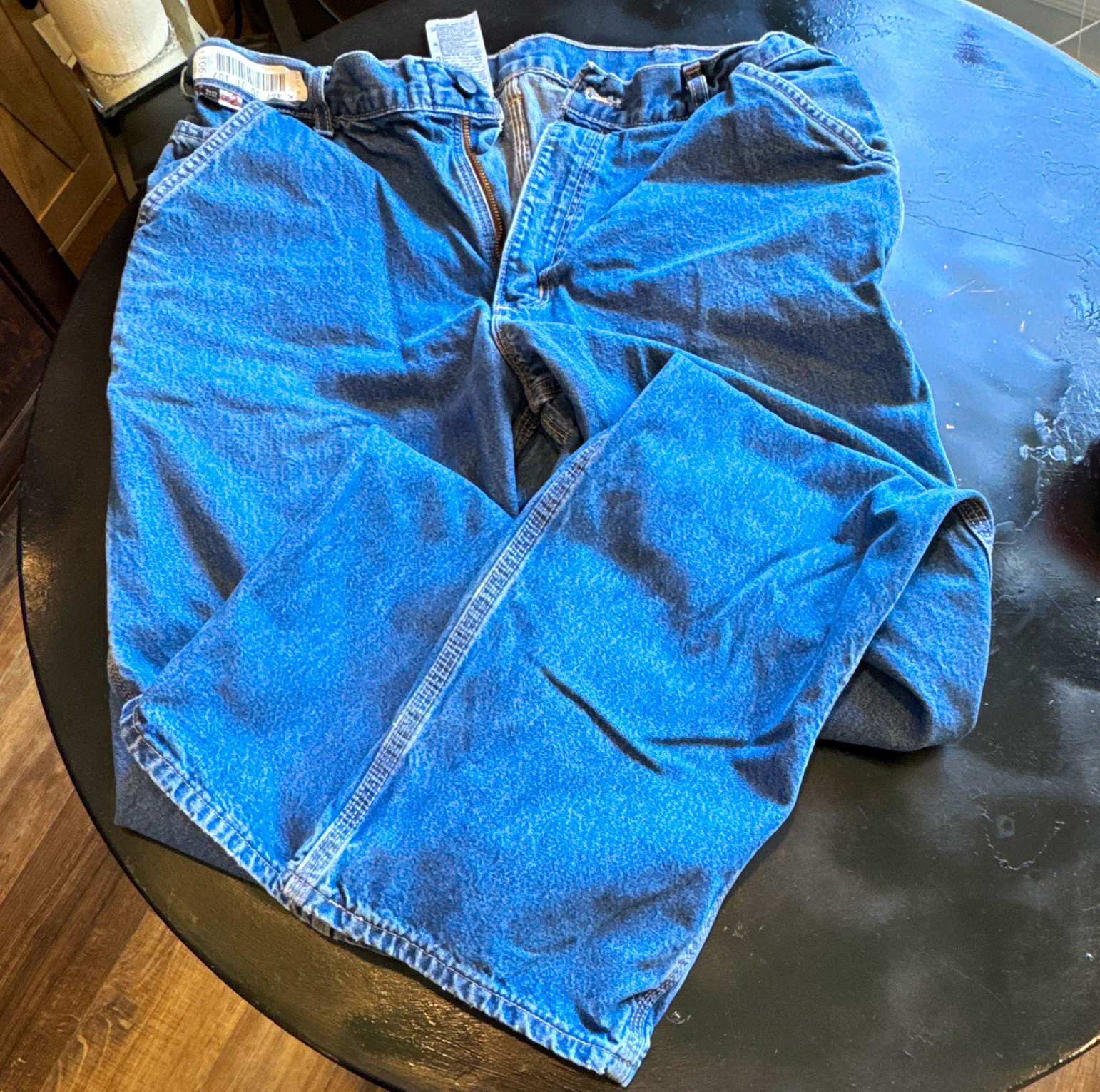Carhartt CAT 2 Flame-Resistant Original Fit Straight Leg Denim Jeans Blue
