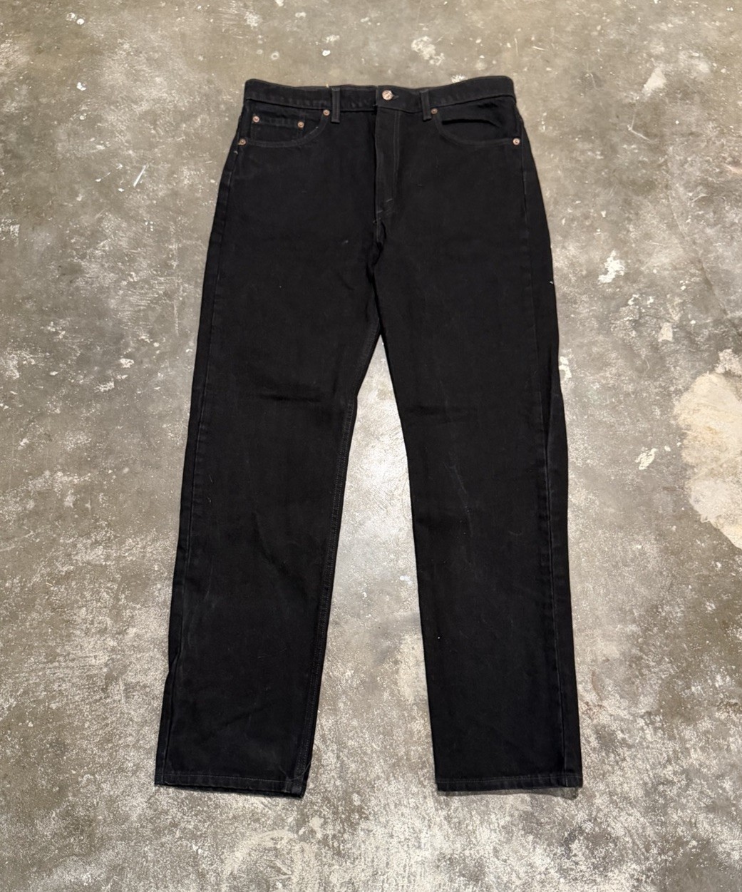 Levi’s 505 Black Men’s Jeans Vintage 90s 36×32 Made In USA