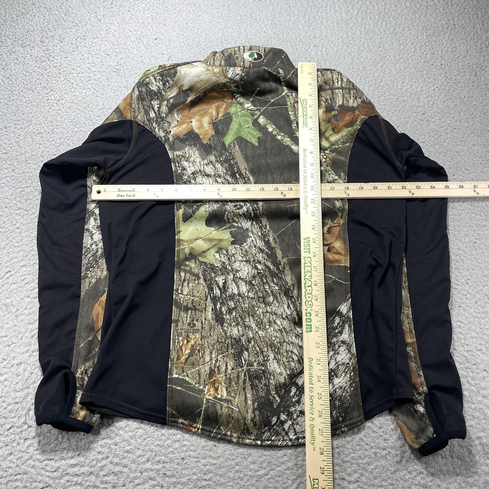 Mossy Oak Shirt Mens Large Camo Long Sleeve Thermal Hunting APX Expedition