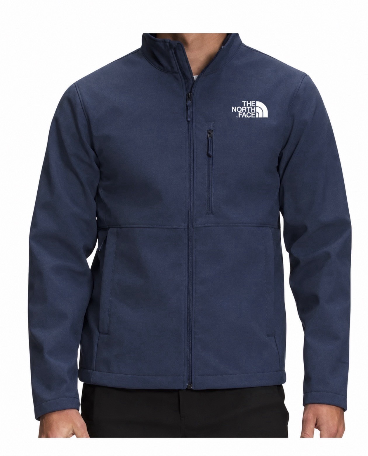 New Men North Face Apex Bionic 2 Winter Jacket Fleece Lined Navy Blue