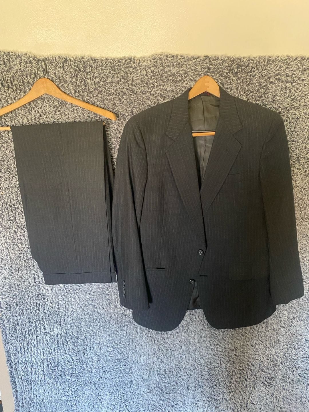 Hart Schaffner Marx Vintage Pinstripe Two-Piece Suit