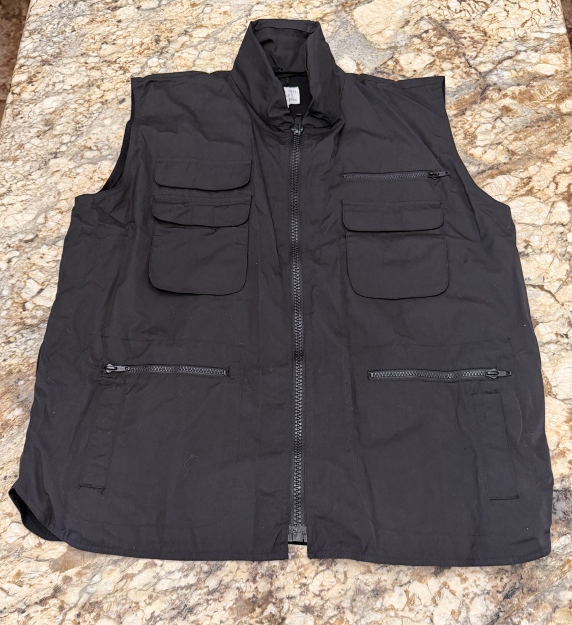 Ranger Tactical Vest Mens Large Hunting Outdoor Hood Utility Zip
