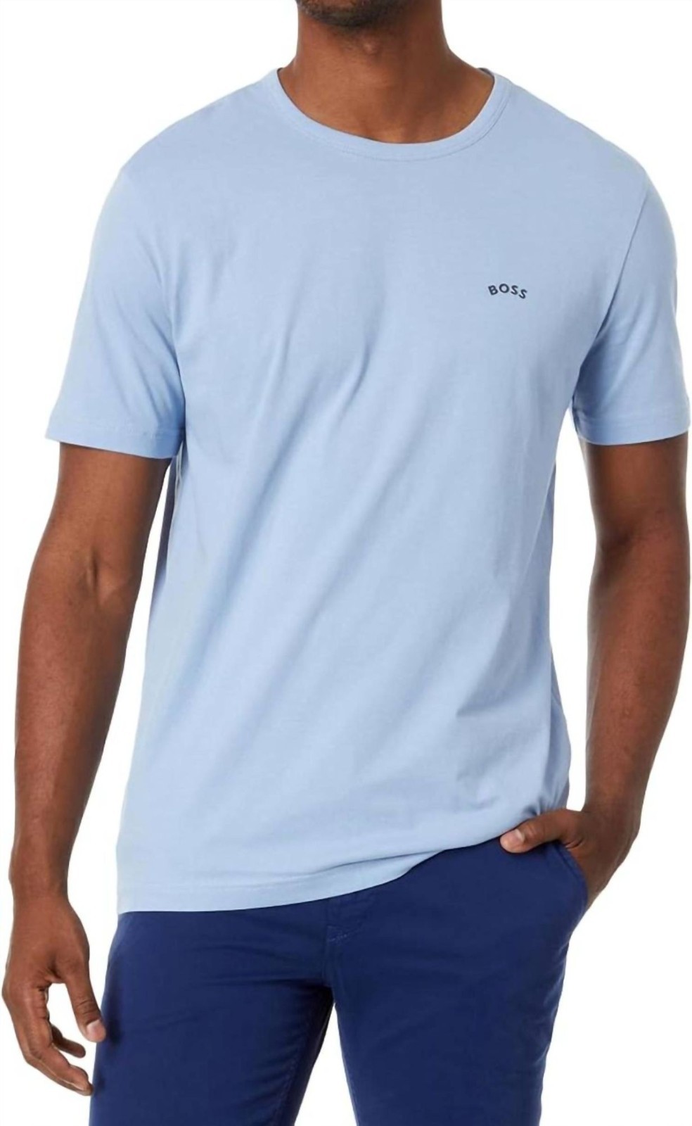 NWT Hugo Boss Men’s S Cotton T-Shirt Crew Neck Short Sleeves White C1231