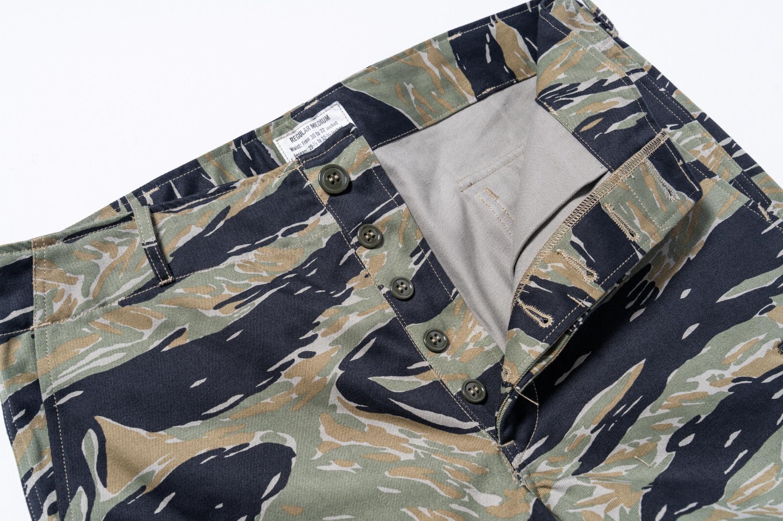 THE REAL McCOY’S TIGER CAMOUFLAGE TROUSERS TADPOLE Cargo pants MP25003 JAPAN NEW