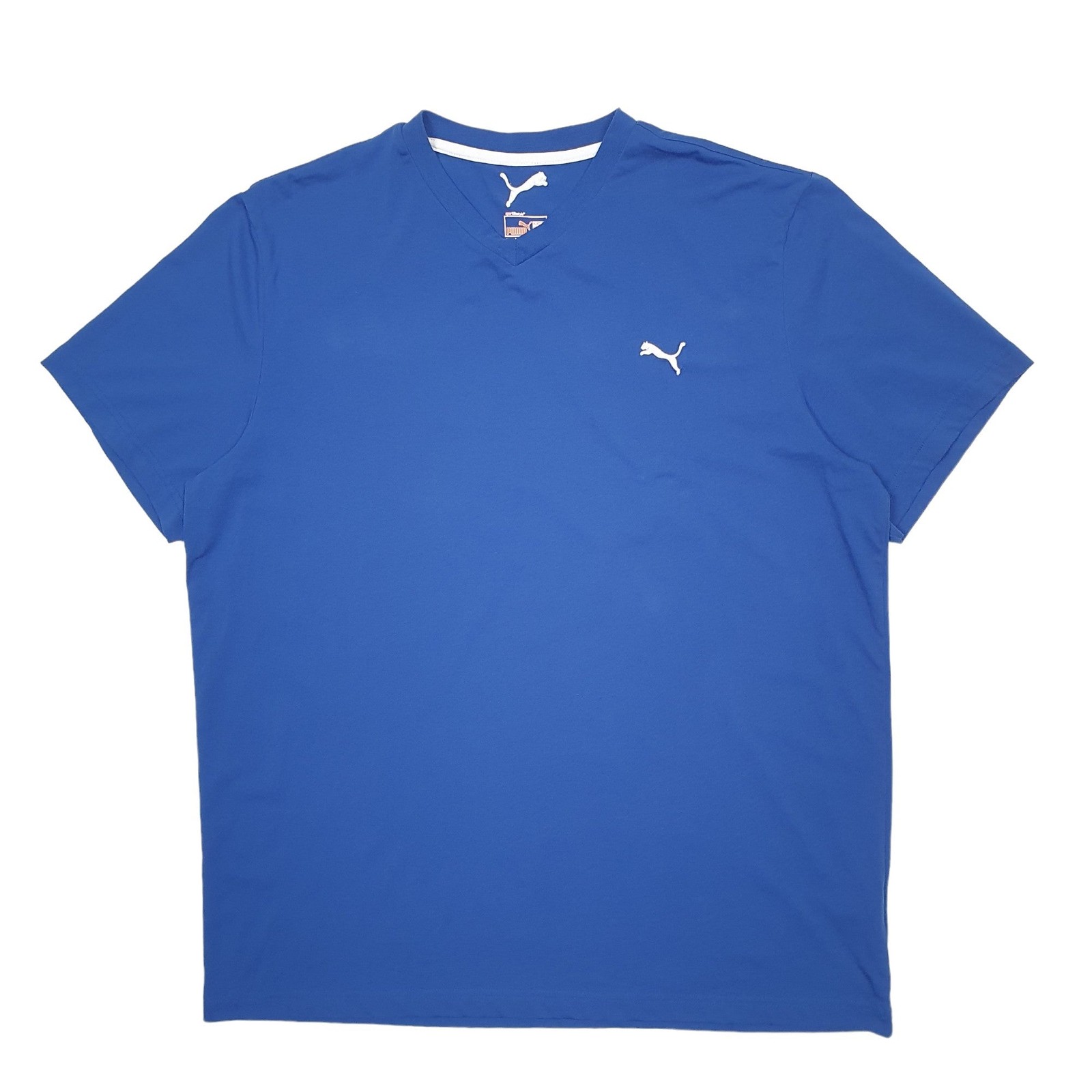 PUMA Blue T Shirt Tee Short Sleeve Cotton Blend & Polyester Mens XL