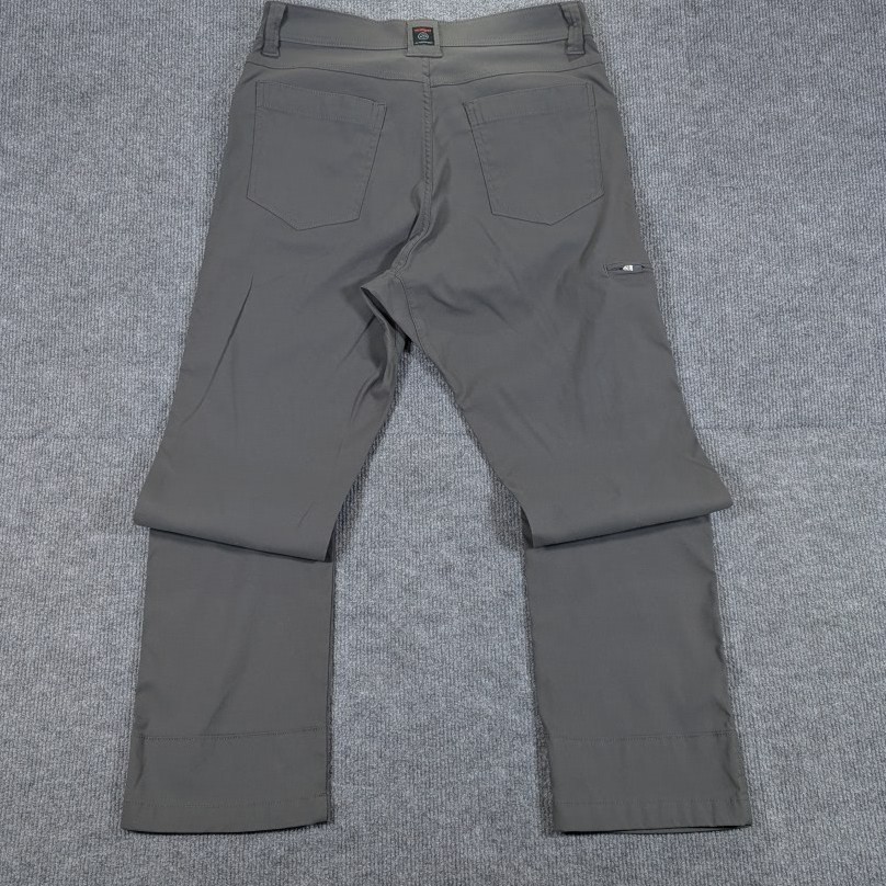 Wrangler ATG Tech Pants Mens 34×32 Gray Utility Hiking Outdoor Cargo Slack