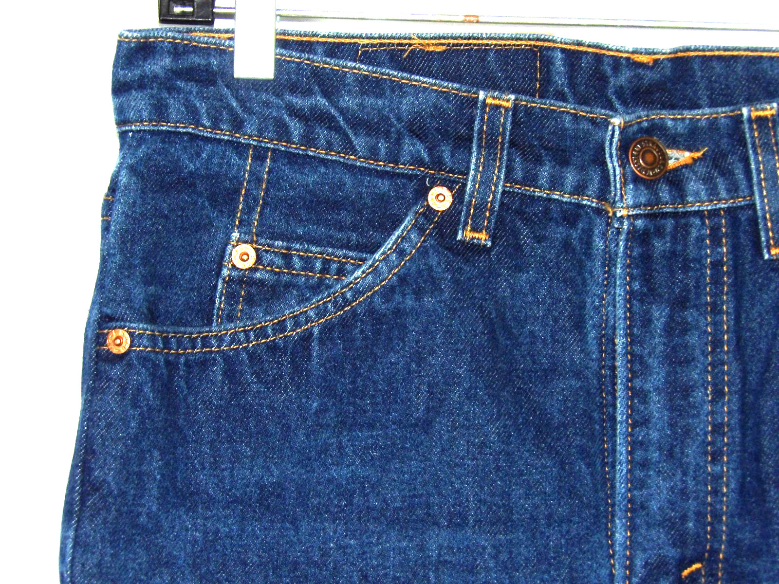 Levi’s 100% Cotton 505 Made in USA Orange Tab Straight Leg Jeans Men’s 31 X 34