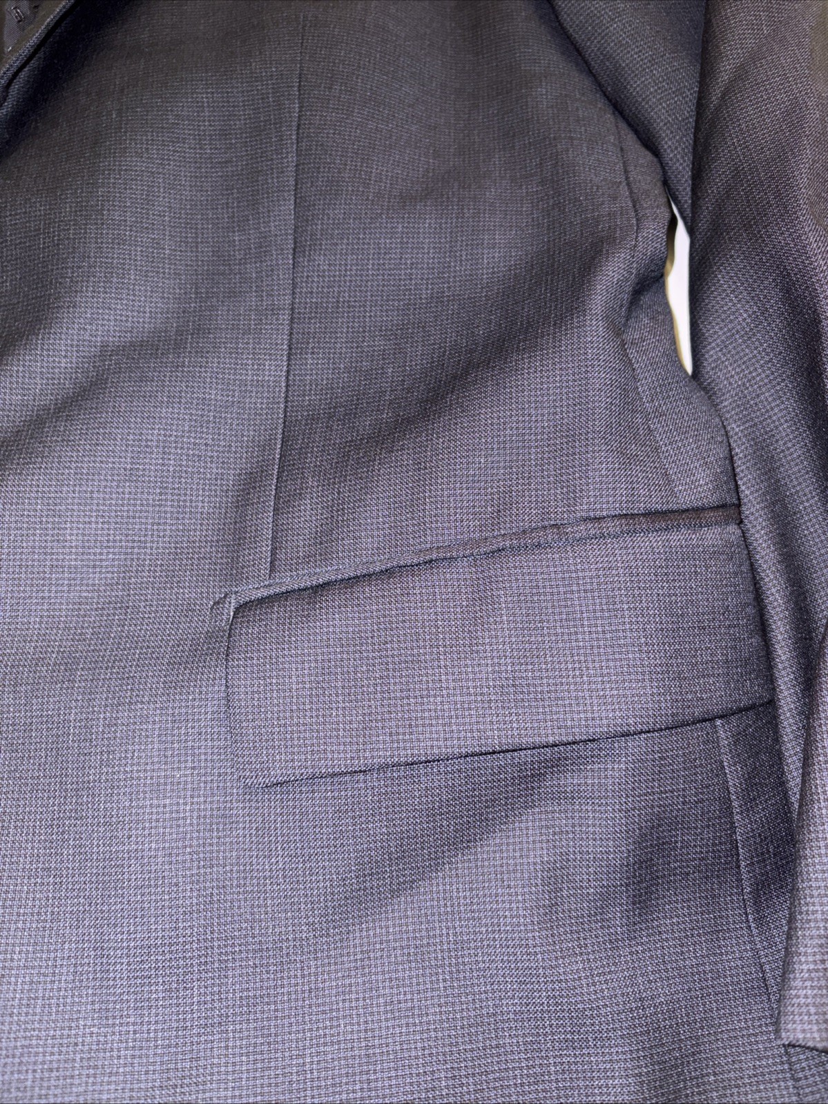 BOSS Drago Lanificio In Biella Men’s Black Twill Jacket/Blazer only Sz 38 Dress