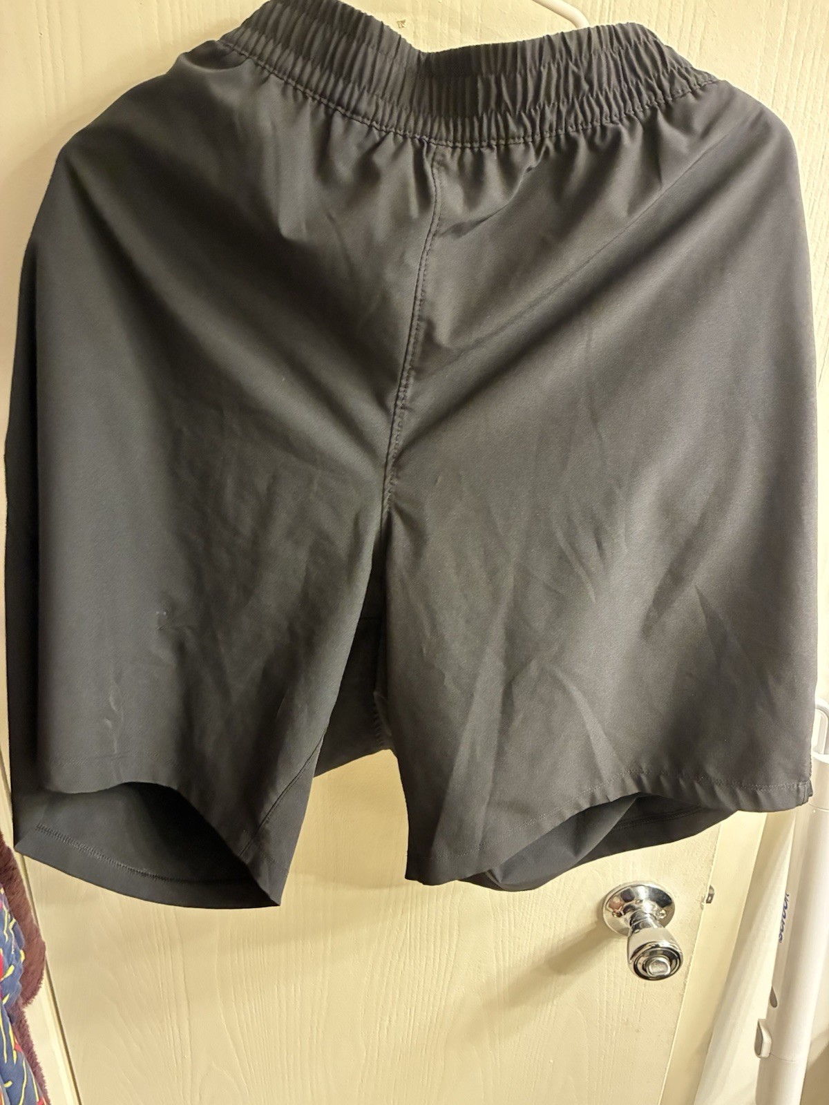 Athletic Works Shorts Mens 2XL 44-46 Black DriWorks Elastic Waist NWOT