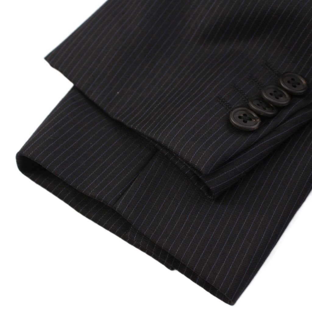 Paul Smith Men’s Black Wool Blazer S Tailored Jacket Leather Lining