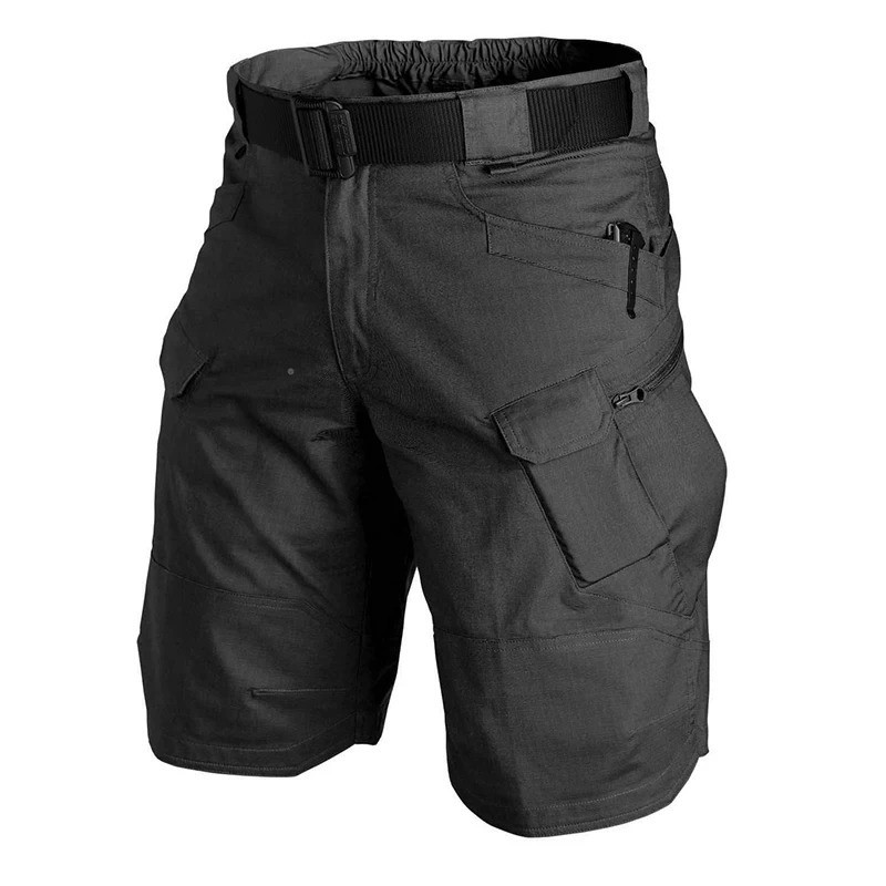 Mens Summer Tactical Short Cargo Outdoor Waterproof Hiking Fishing Track Short
