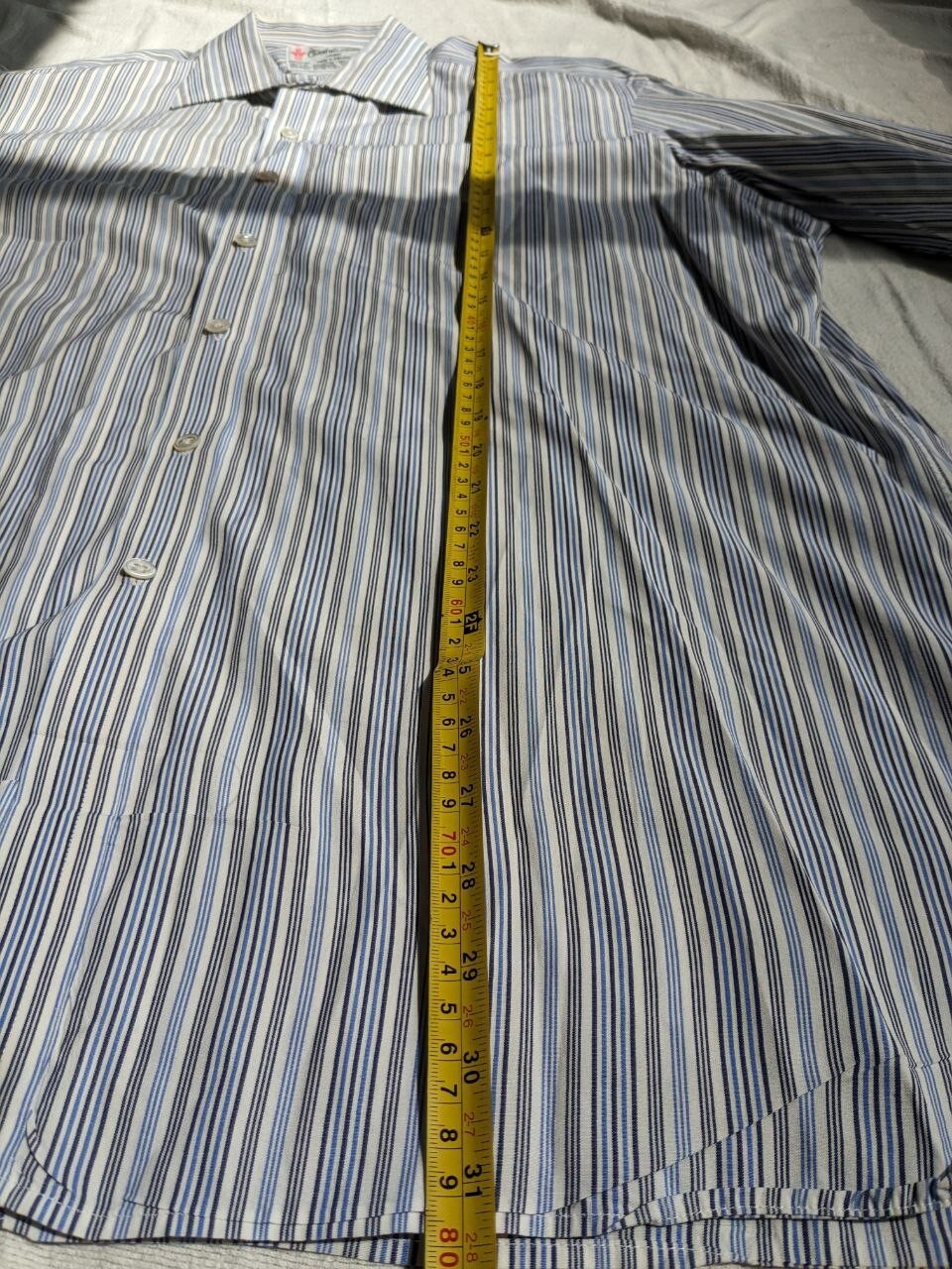 Turnbull & Asser Men’s 17 43cm Striped Neiman Marcus Shirt French Cuff Luxury