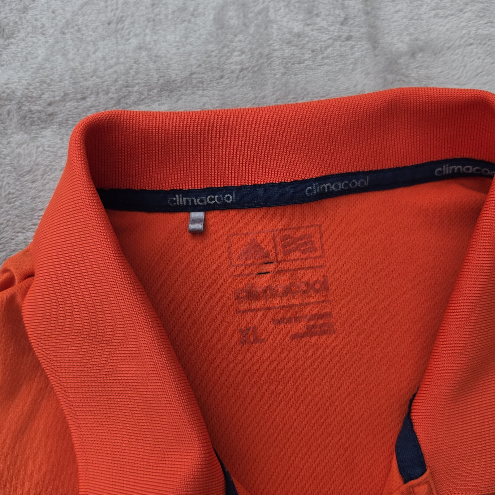 Adidas Golf Climacool Orange Polo Men’s XL Extra Large
