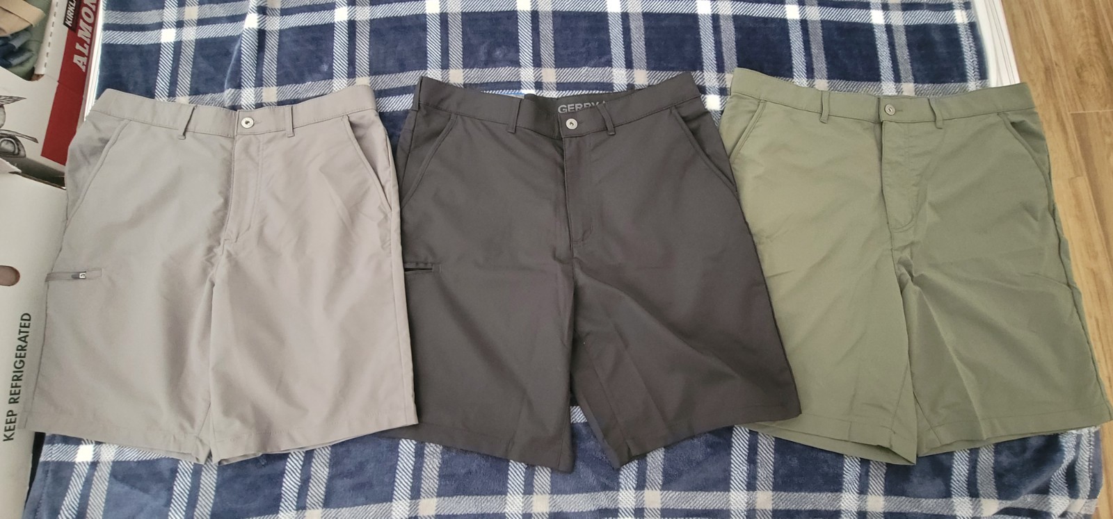 GERRY MEN’S TECH SHORTS GRAY BLACK GREEN 1841021 VARIOUS SIZE COLOR NEW WITH TAG