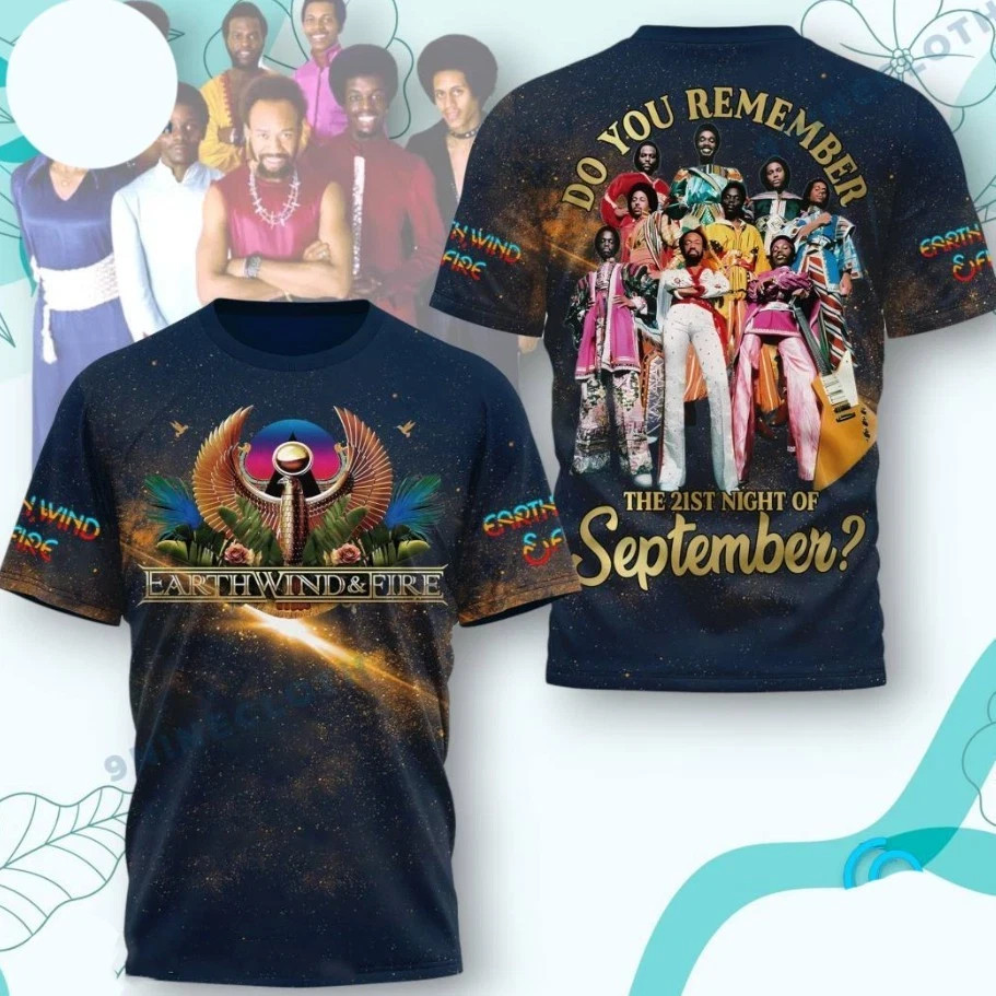 Hot Earth Wind And Fire – Do You Remember S-5XL Shirt All Over Print Tee BT2339