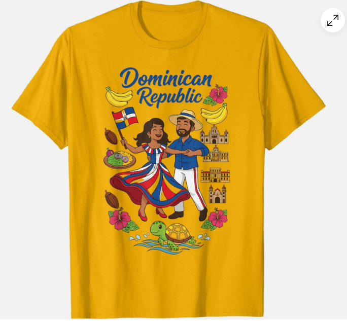 Dominican Republic Culture Dancing Travel Funny Unisex T-Shirt