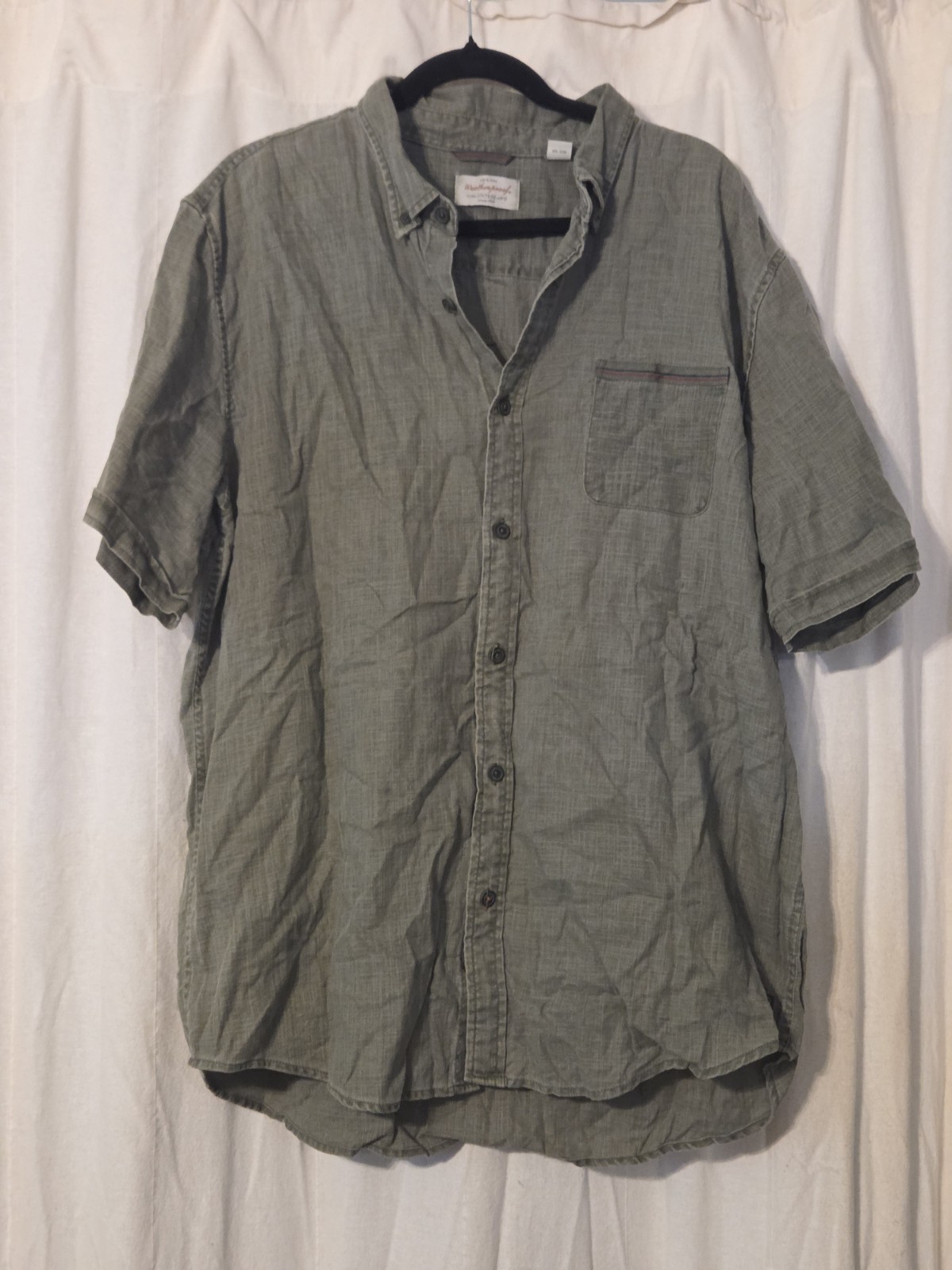 Weatherproof Vintage Short Sleeve Button Down Shirt