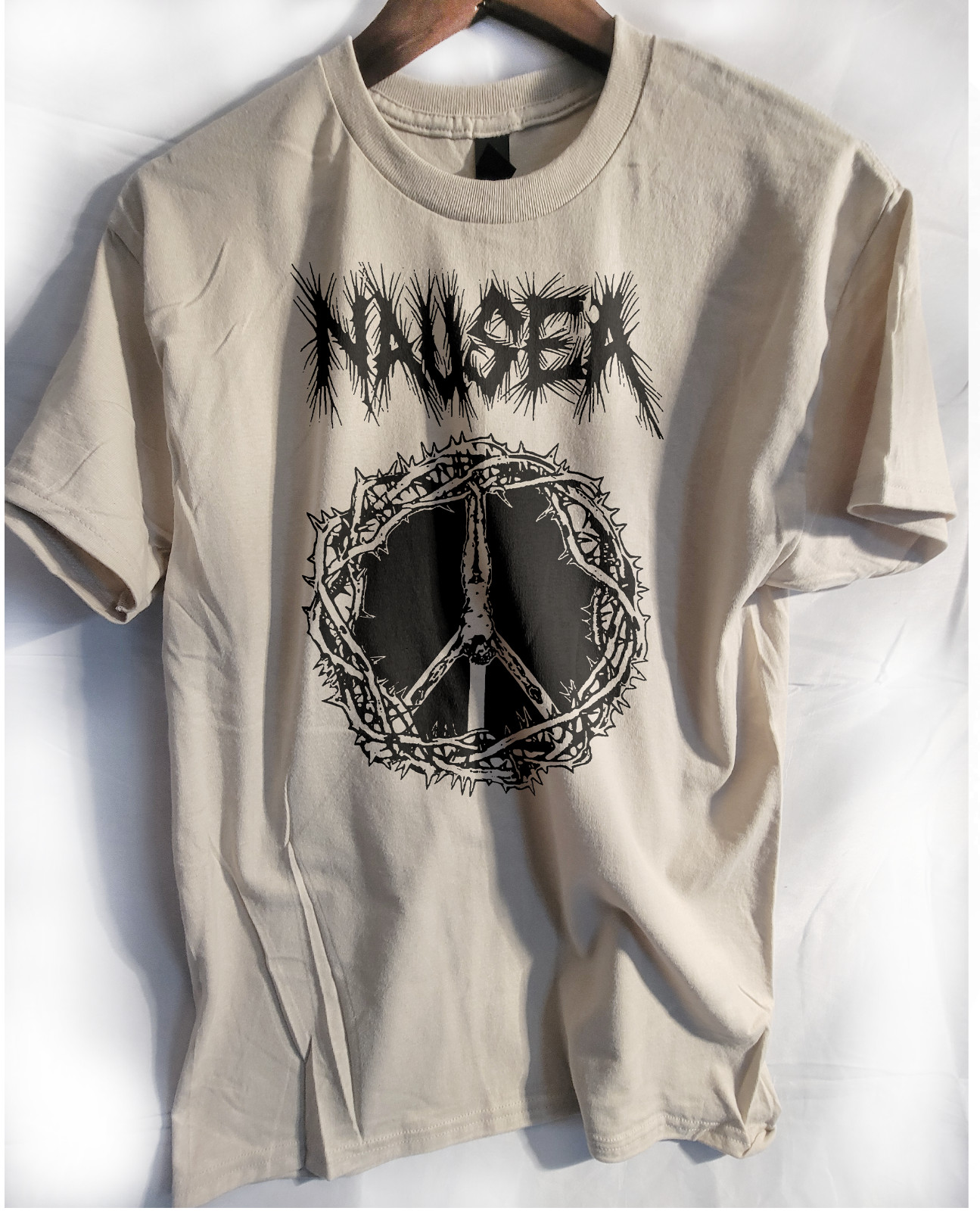Nausea band t shirt NY punk hardcore crust