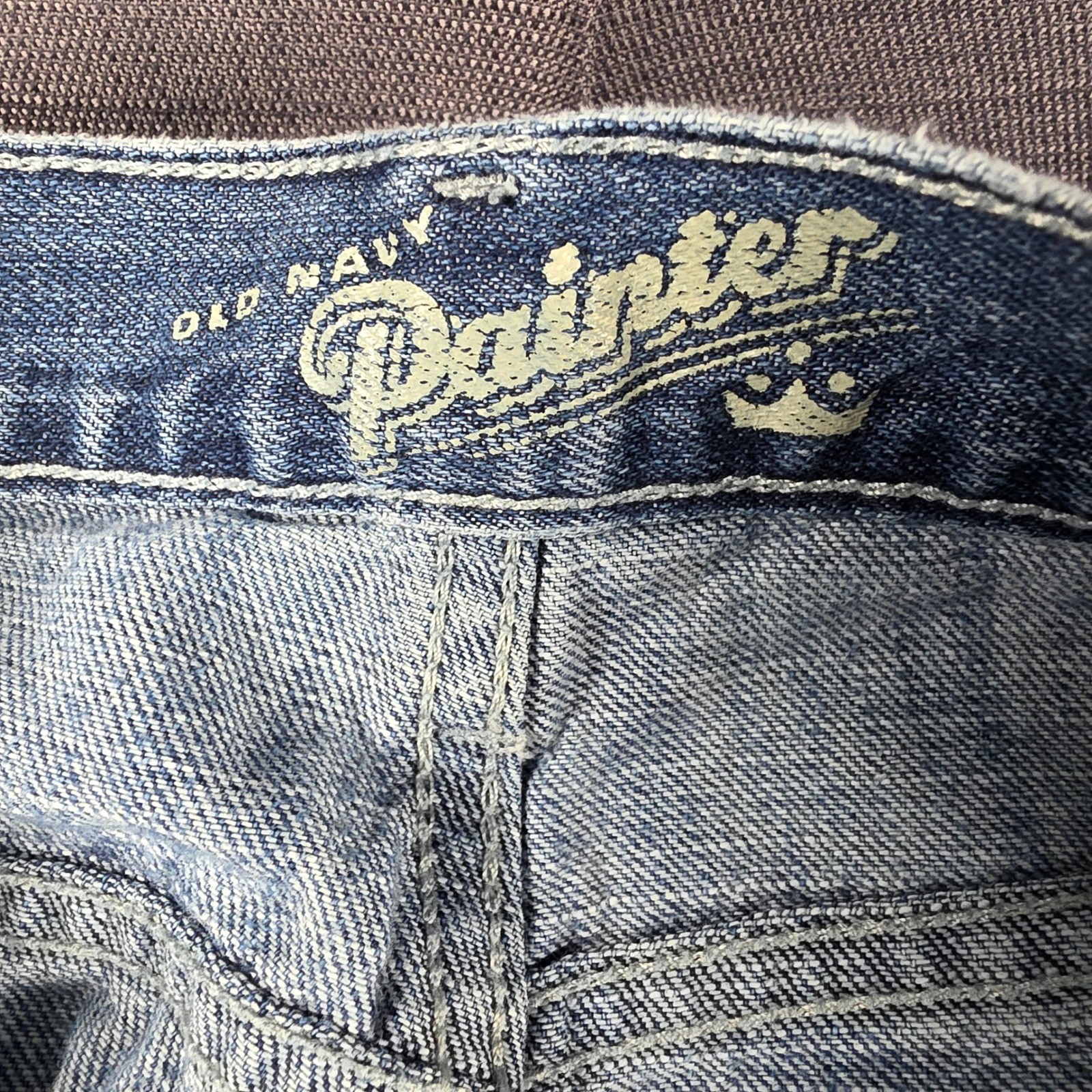Old Navy Painter Jeans Mens 40×34 Light Wash Blue Denim Carpenter Work Pants