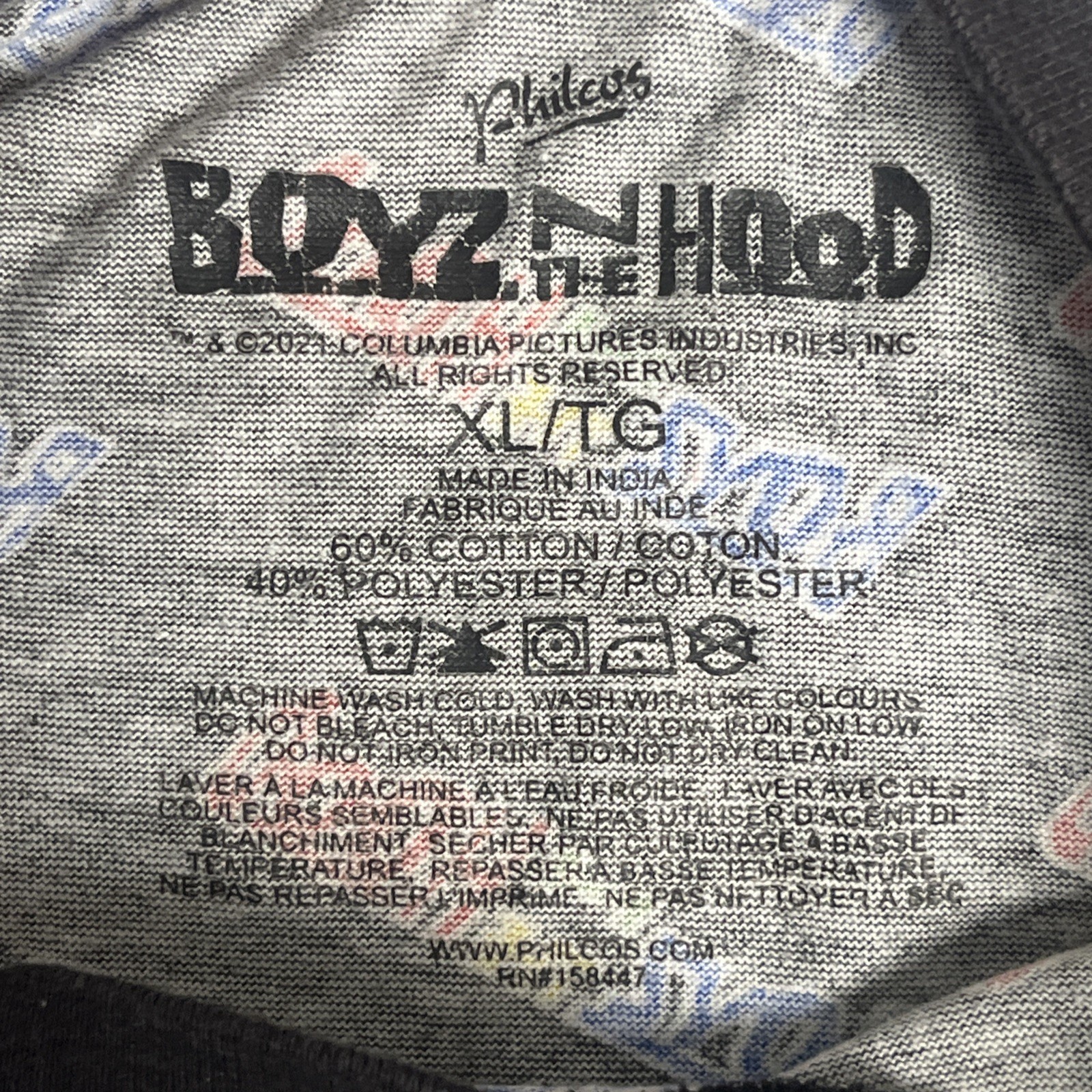 Philcos Boyz N The Hood Men’s All Over Print Tee Size XL Vintage
