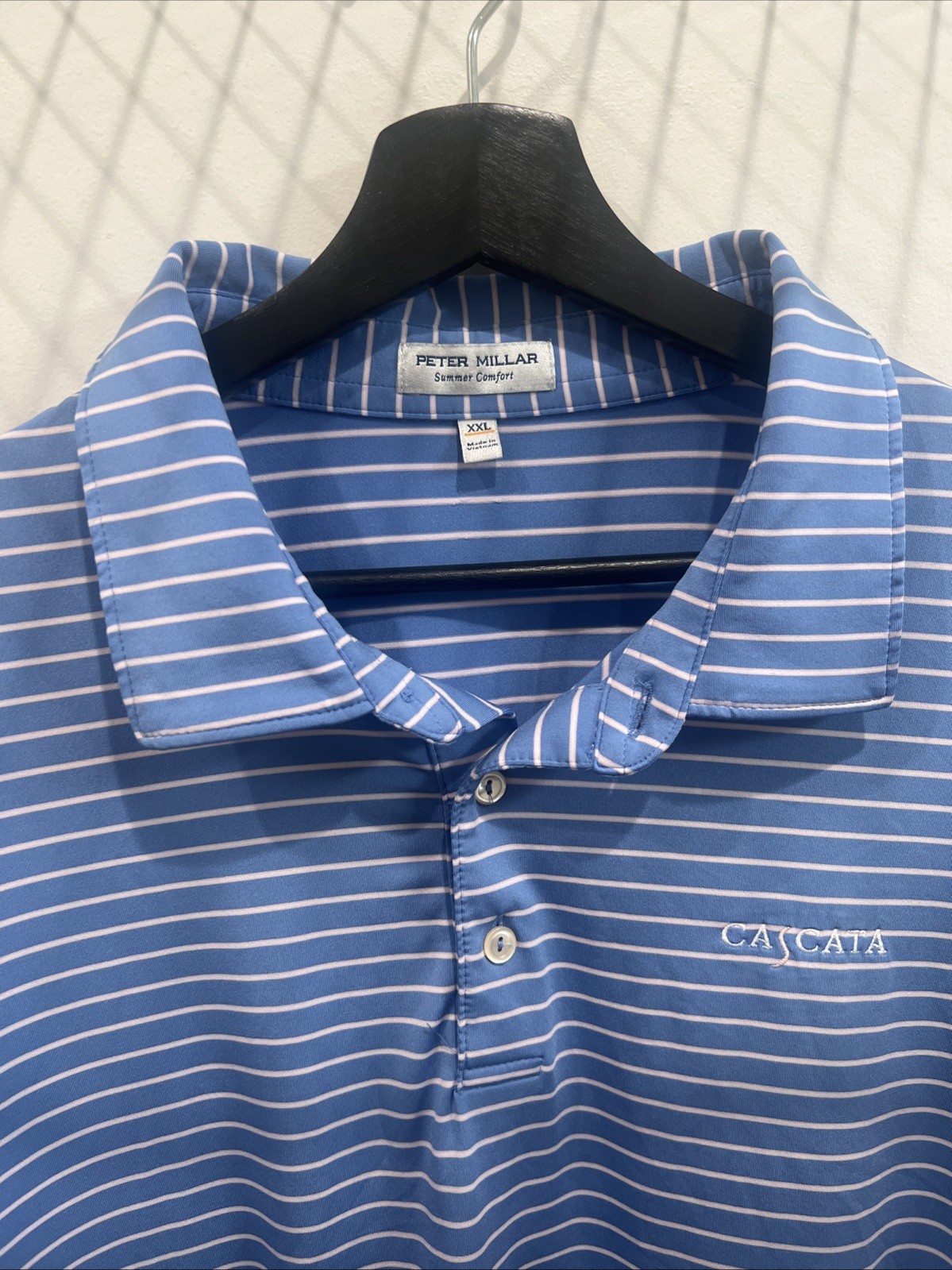 Peter Millar Summer Comfort Men’s Size XXL Golf Polo Cascata