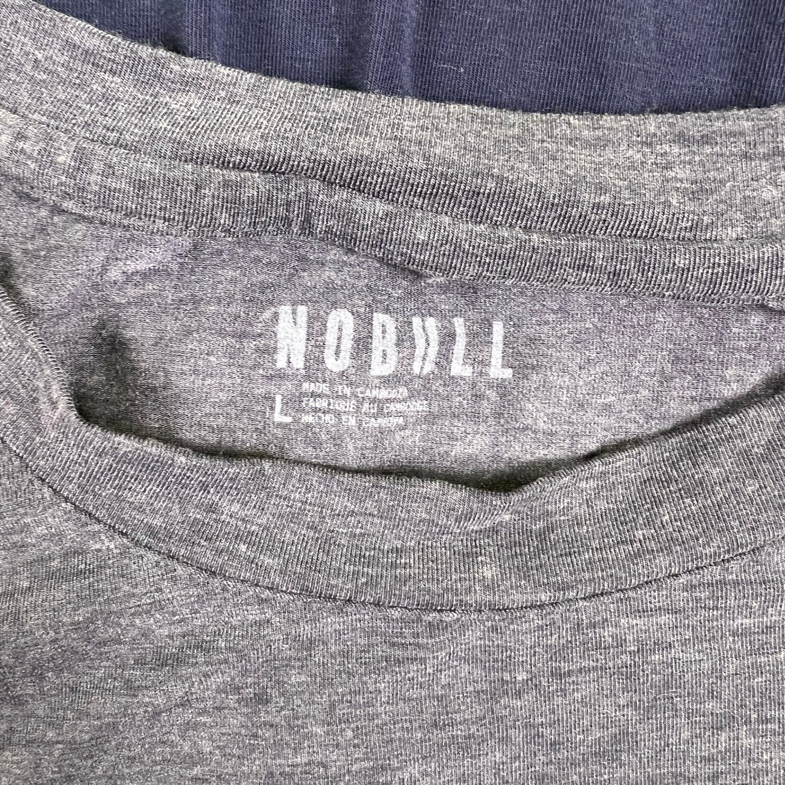 NOBULL Mens Graphic T-Shirt Bundle 3 Pack Navy Grey Maroon Size Large Training T