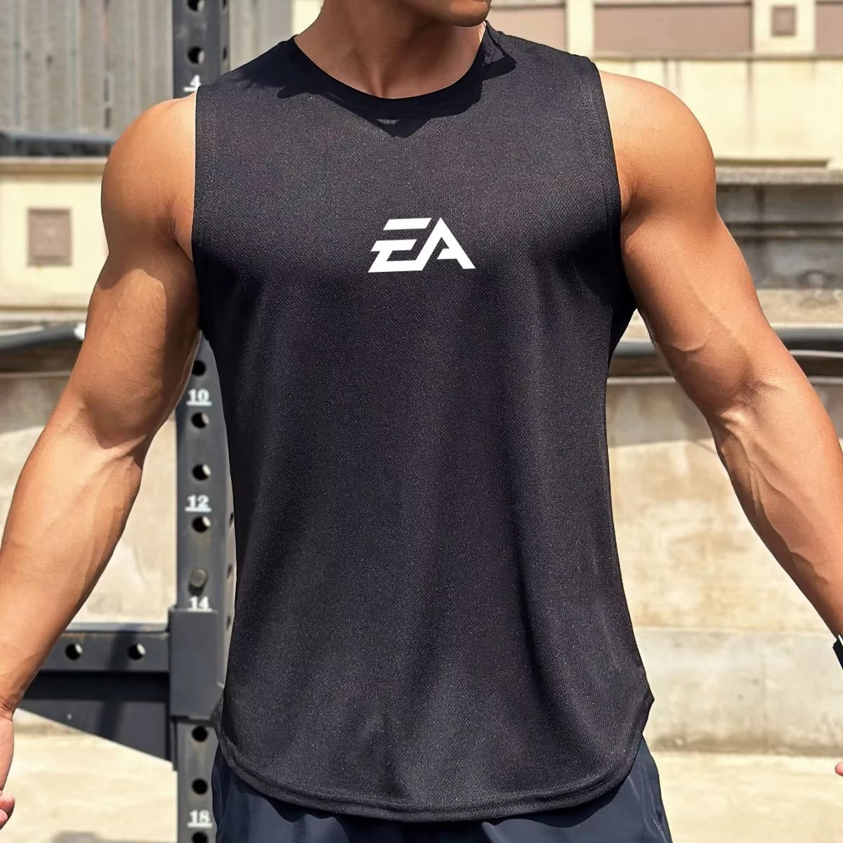 Men’s Tank Tops Sleeveless Quick Dry Shirt Breathable Sports Gym Fitness Vest
