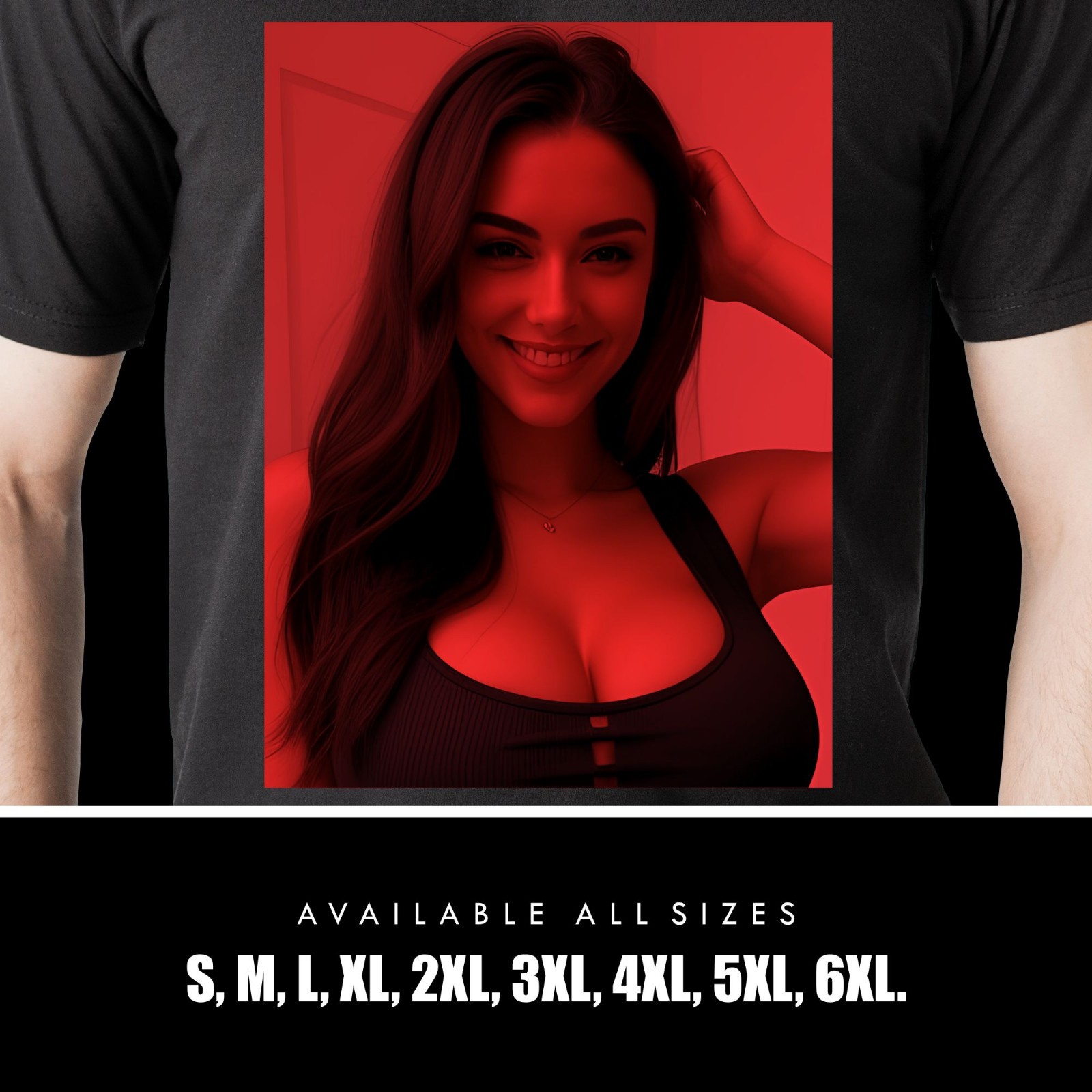 Scarlett Johansson 7 Man’s T Shirt Black Size S, M, L, XL, 2XL, 3XL, 4XL, 5XL