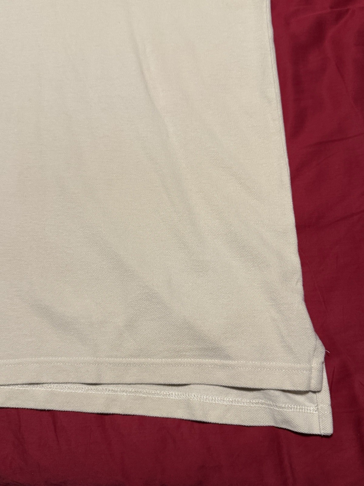 Vintage OnTour Budweiser Polo Shirt Men’s Shirt XL Cream Embroidered Los Chavez