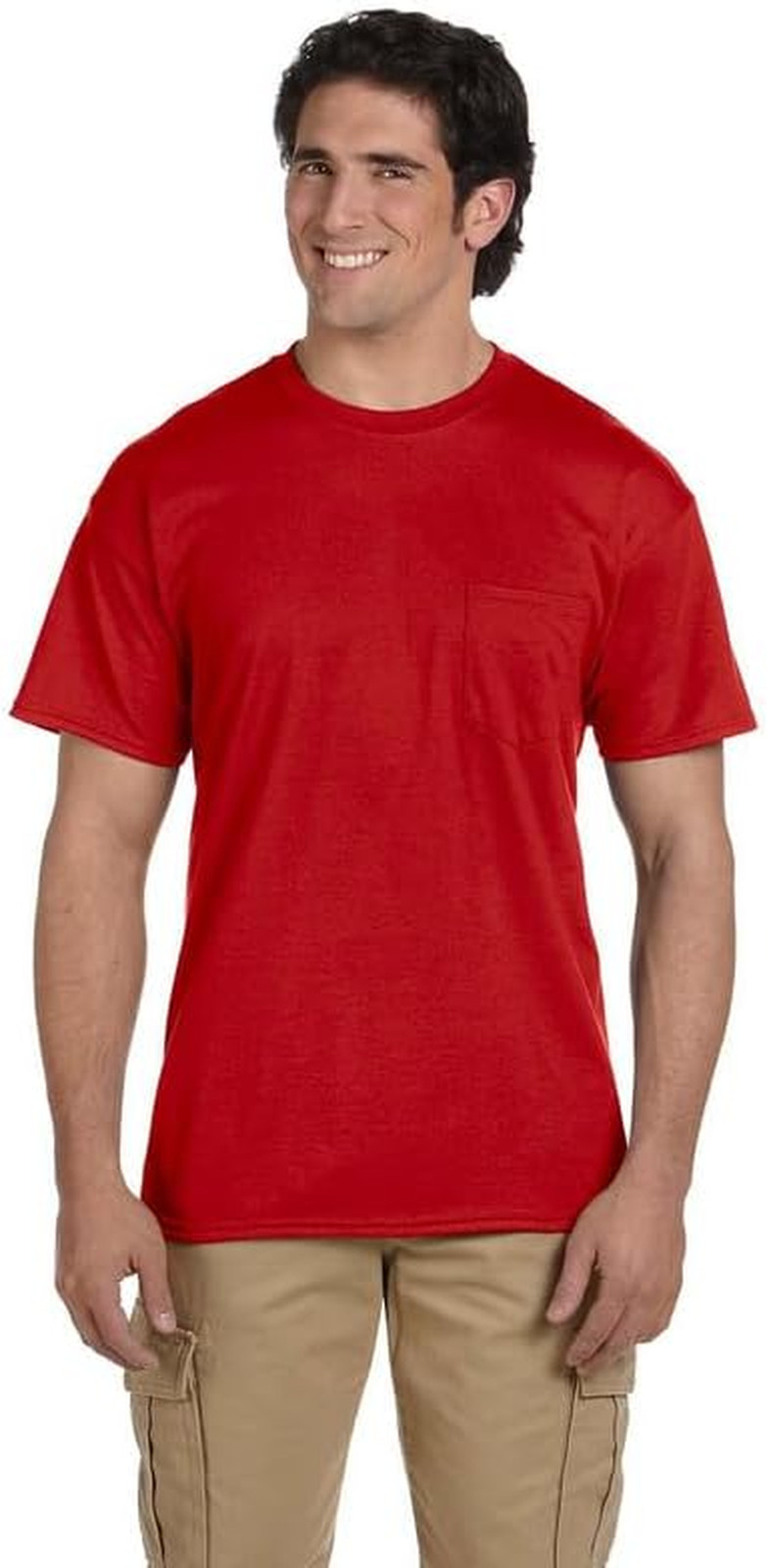 Gildan Adult DryBlend Workwear T-Shirts with Pocket, 2-Pack Many Sizes & Colors