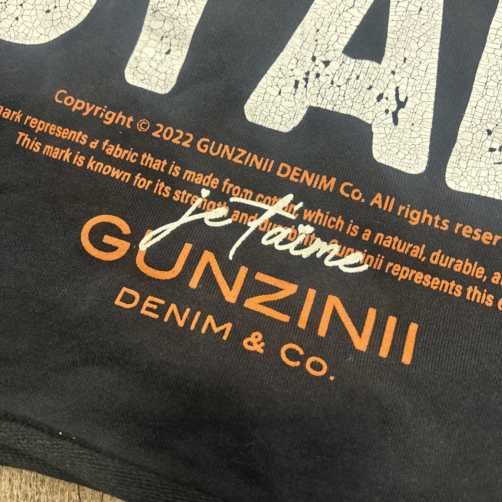 Gunzinii Mens Gunz DPT Respected By All Crew Neck T-Shirt Large Sold Out!!