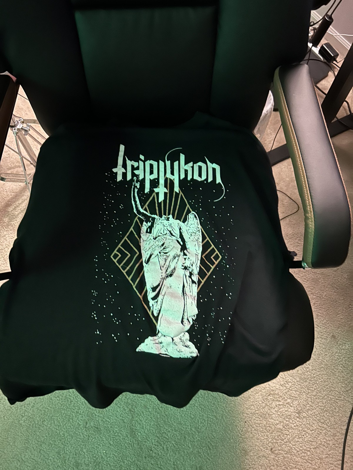 Triptykon ‘Only Death Is Real’ Black/White/Yellow 2XL Tshirt