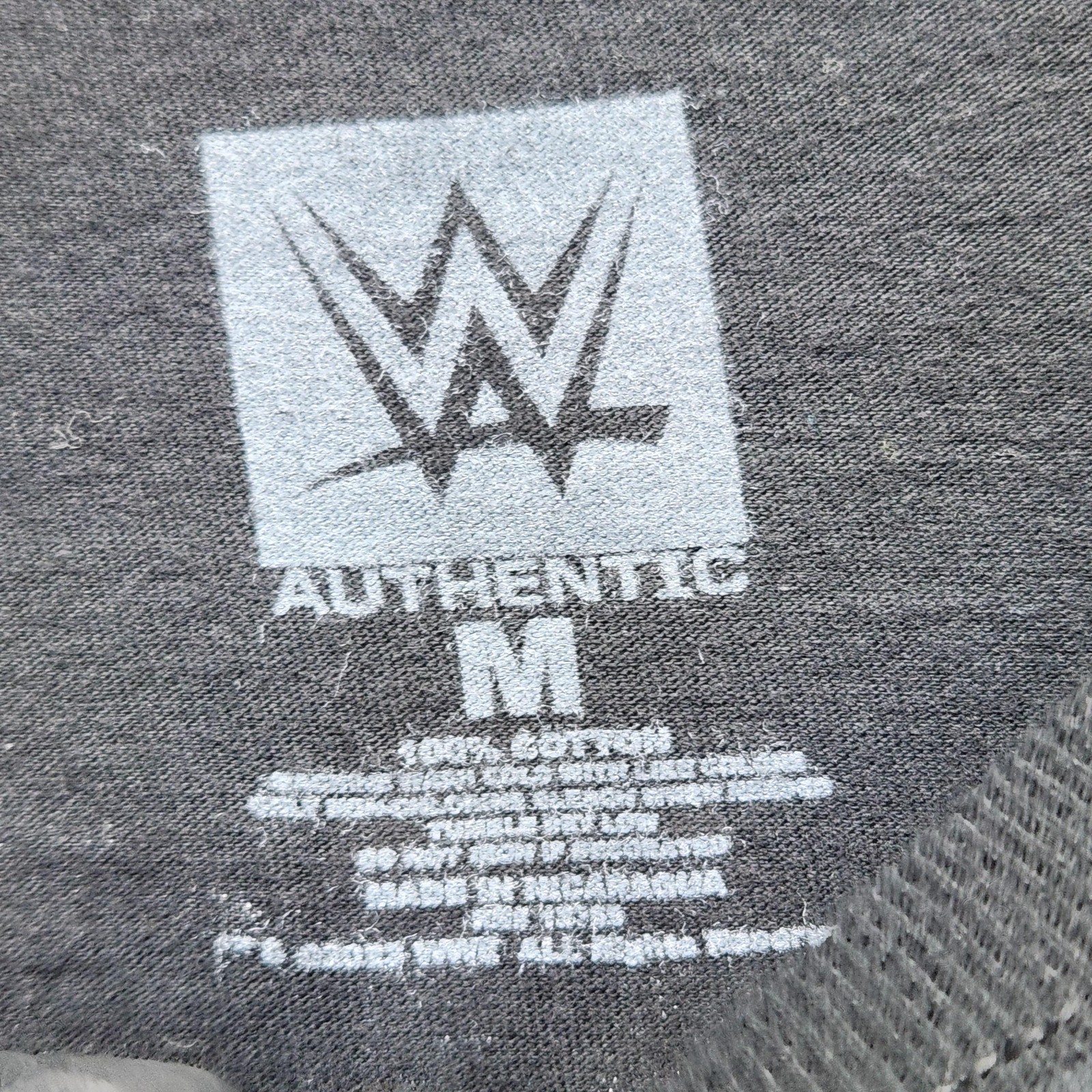 WWE Authentic Drew McIntyre Shirt Mens Medium Black Graphic Wrestling Tee