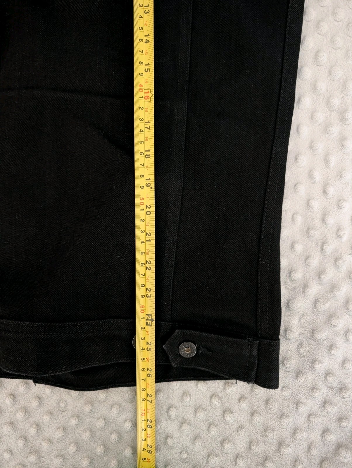 Brave Star Denim Trucker Jacket Men’s XS Selvedge Raw Rigid Stiff USA Made