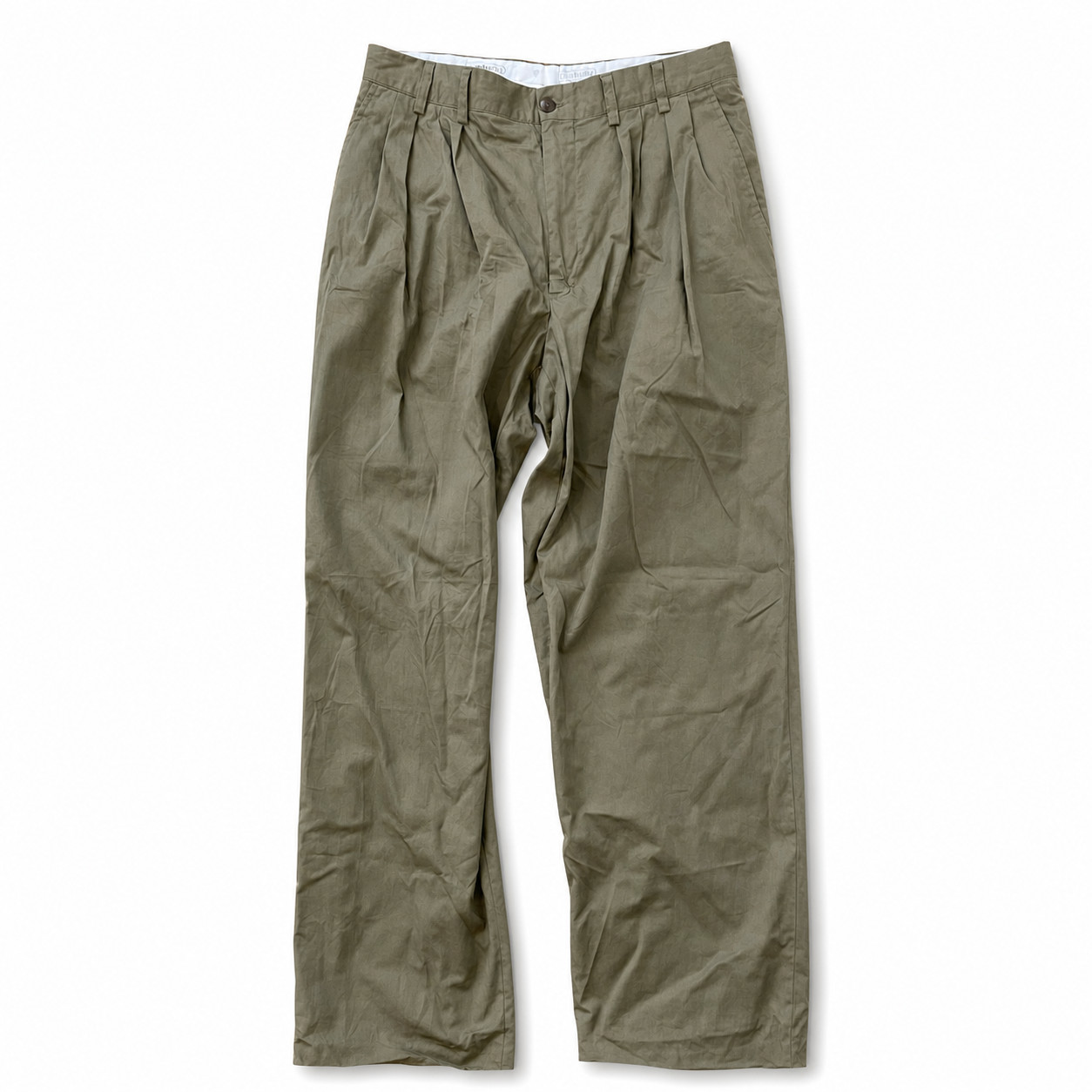 Cacharel Olive Cotton Pants IT 50 Made in Italy
