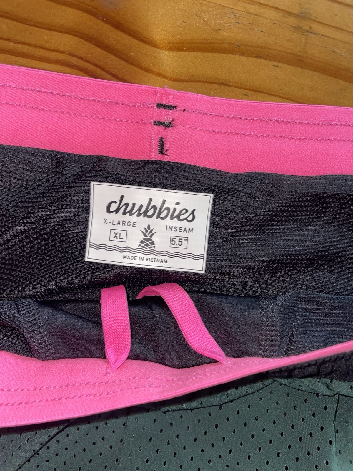 Chubbies Training Juniper Jumpers Shorts In Dark Green Sz XL 5.5”