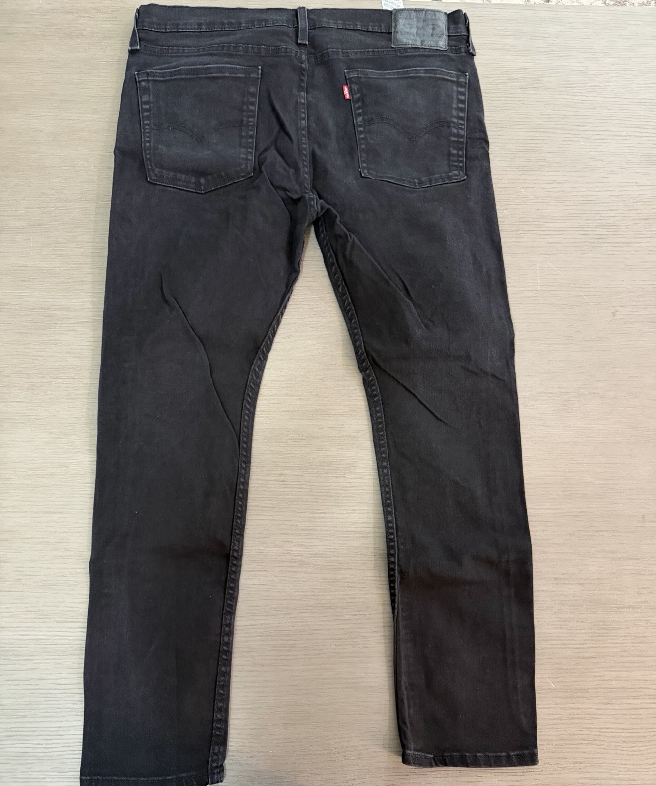 Levis 510 Skinny Fit Mens Jeans Black Denim Pants 36×30 NWT 055104173