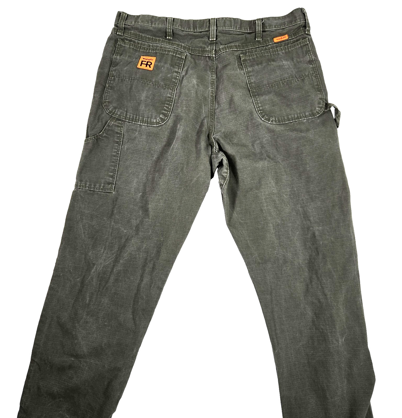 Wrangler FR Riggs Workwear Pants Men’s 37×29 Brown Ripstop Carpenter HRC2 2112