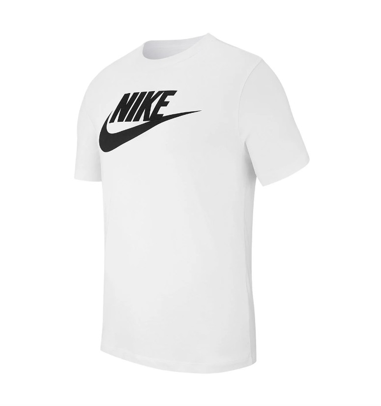 Nike Men’s NSW Sportswear Icon Futura T Shirts White AR5004-101 i