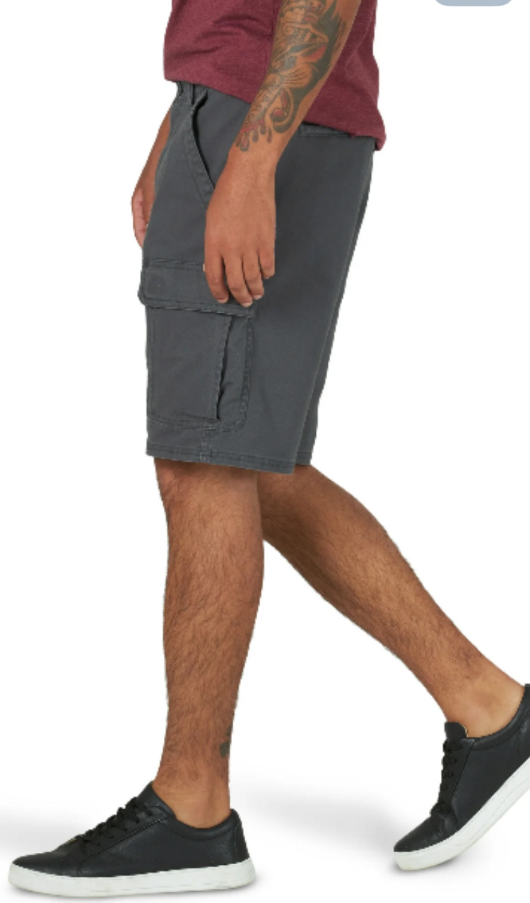 Mens Wrangler Relaxed Fit Cargo Shorts w Stretch Above Knee CHOOSE SIZE & COLOR