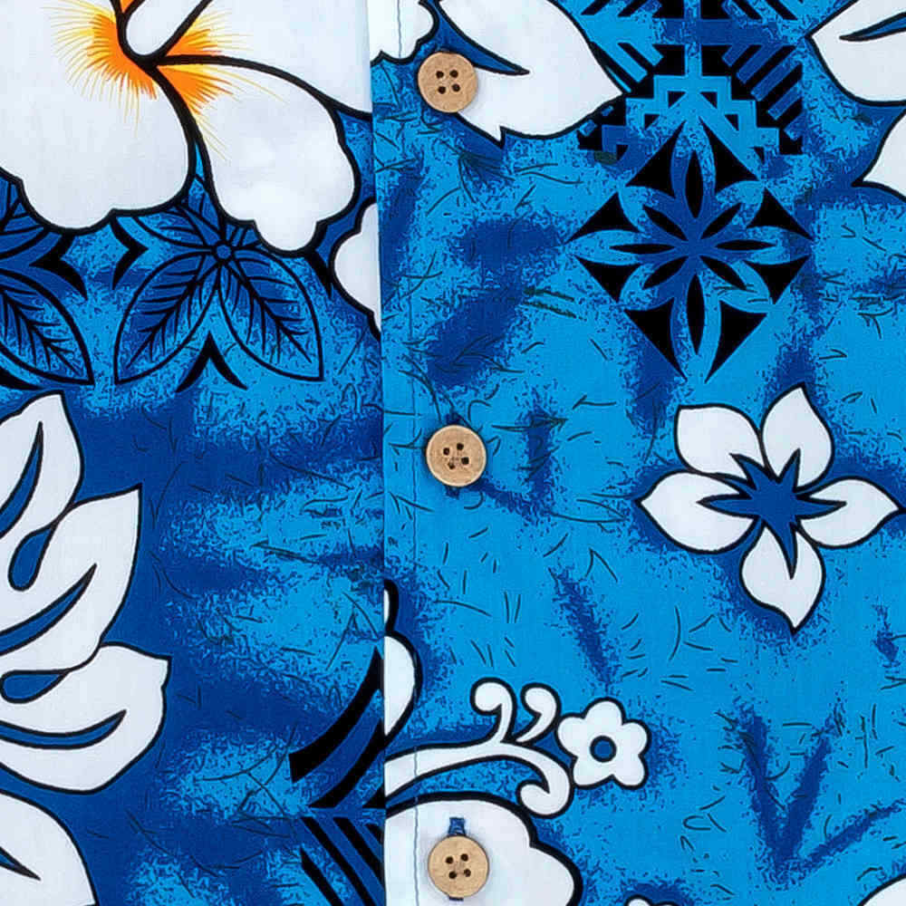 Herren Hawaii Hemd 100% Baumwolle S – 8XL Kurzarm Sommer Beach Hawaiian Shirt
