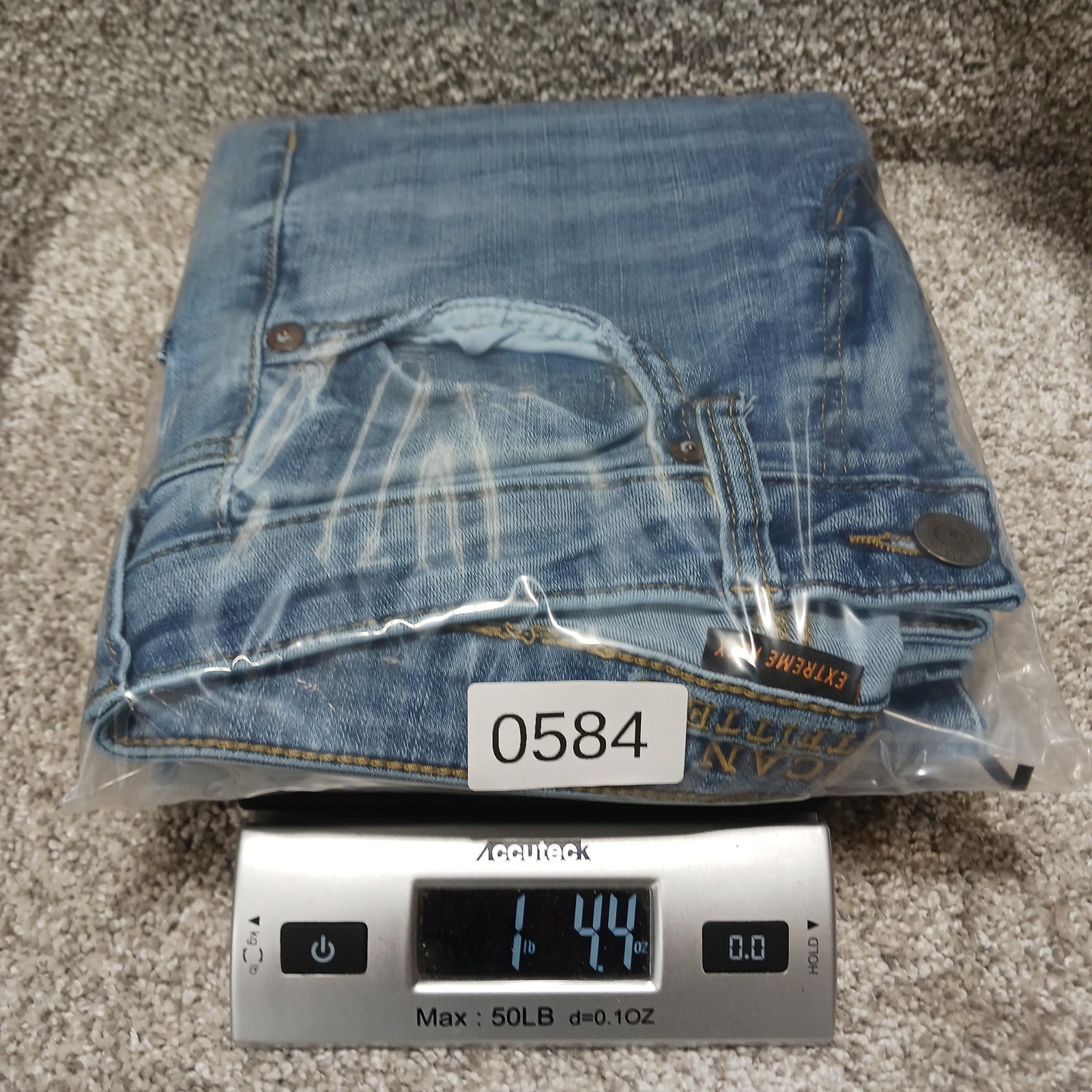 American Eagle Outfitters Jeans Mens 29×32 Slim Straight Extreme Flex Distressed