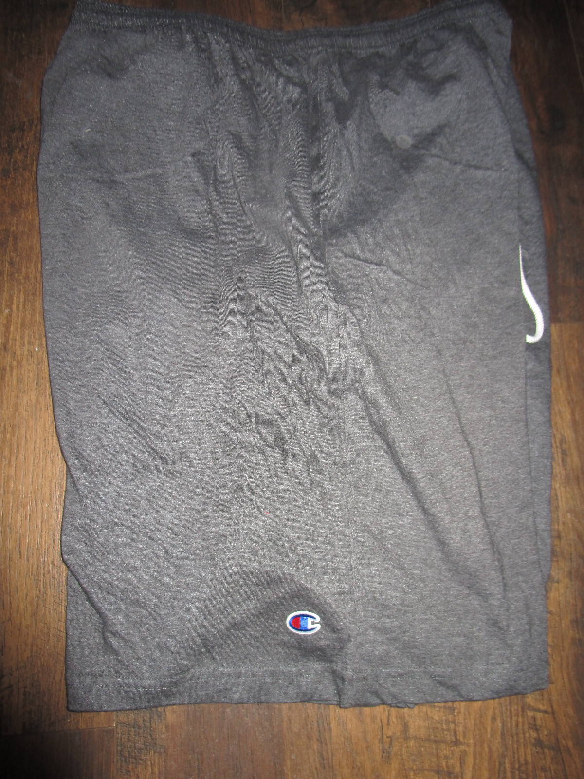 NEW CHAMPION MENS KNIT WORKOUT JERSEY SHORTS DARK GRAY 3XL / 3X