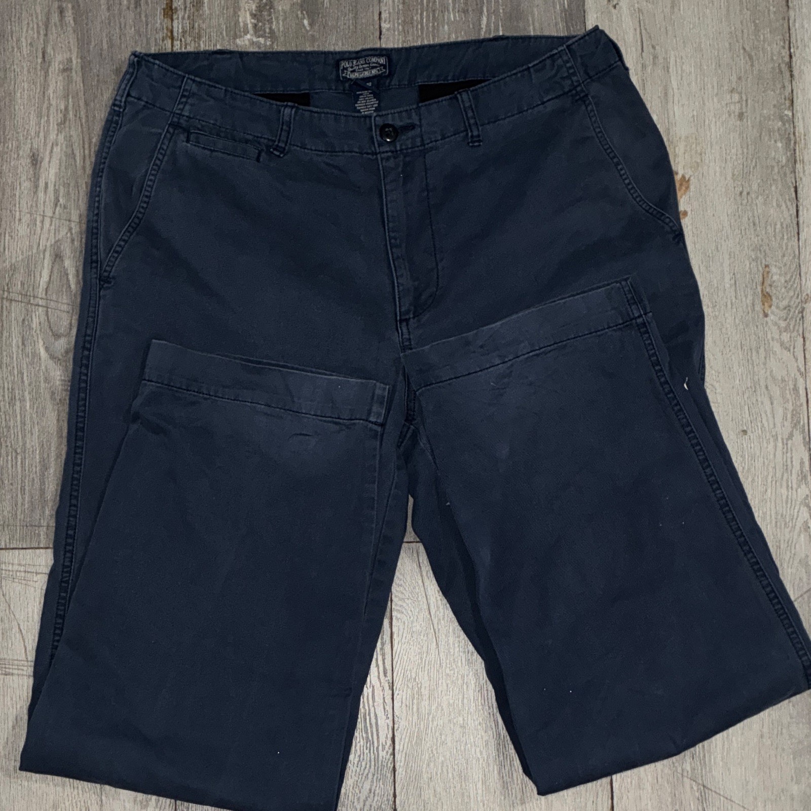 Polo Jeans Company Men’s Blue Chino Pants Cotton Denim 34W