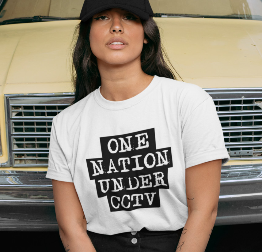 CCTV Camera T-SHIRT Big Brother is Watching Red Pill Obey Resist Stop Agenda TEE