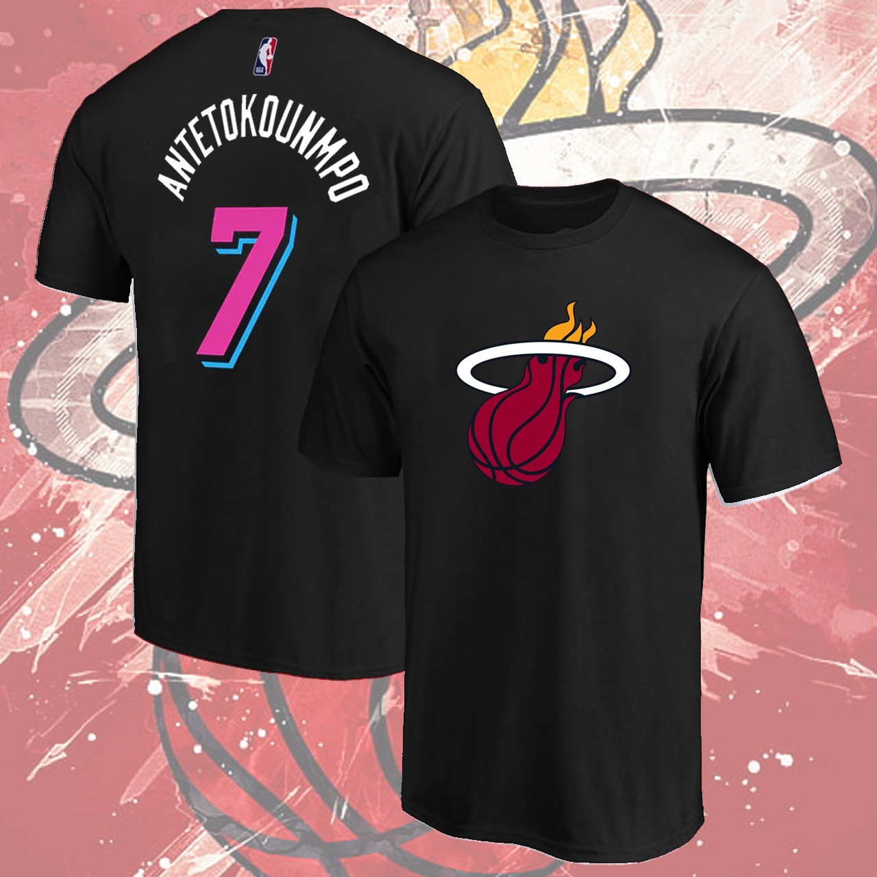 Welcome Antetokounnmpo #7 To Miami Name & Number Player Gift S-5XL FASTSHIP