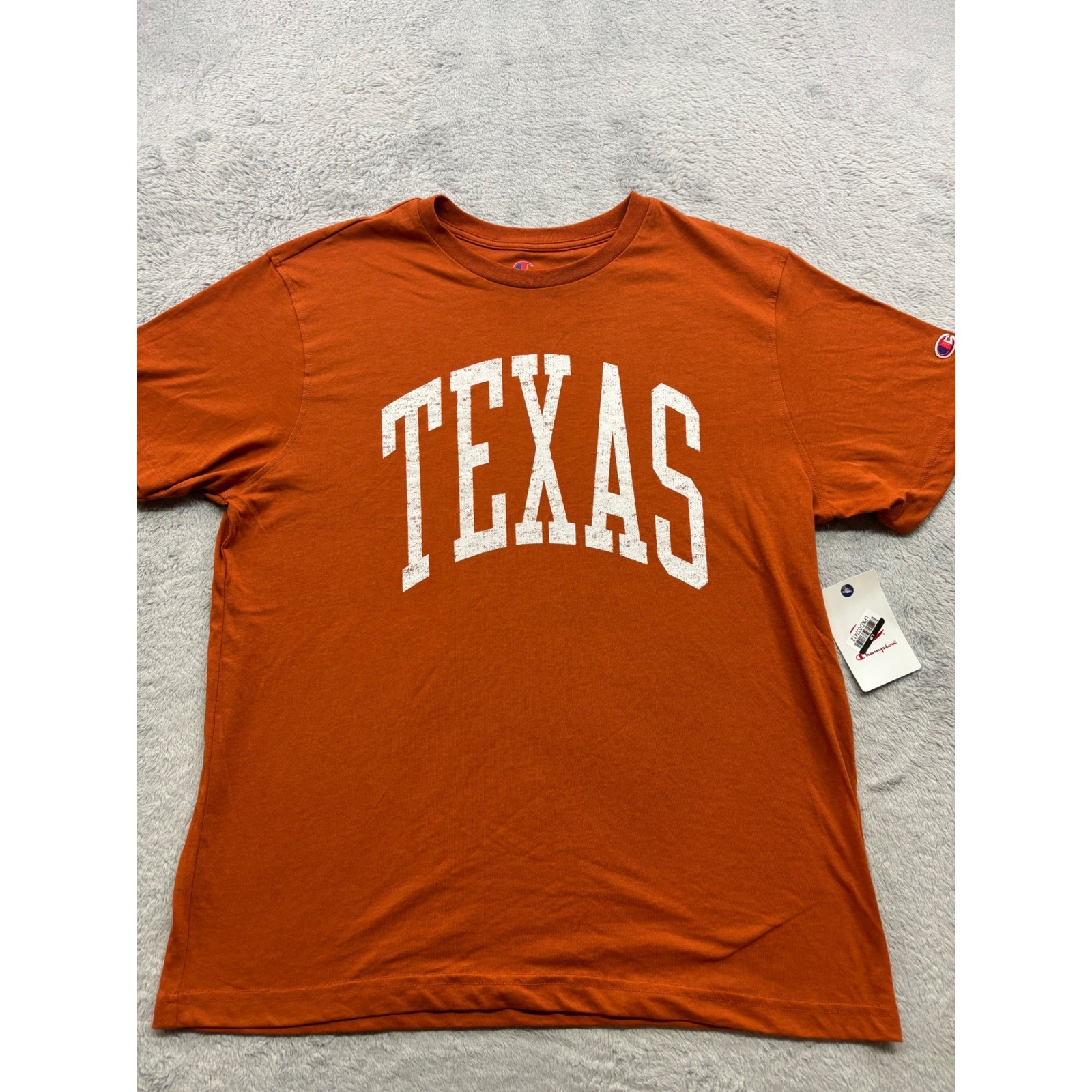 Champion Mens Texas Longhorns T-Shirt Burnt Orange Graphic Tee Large NWT