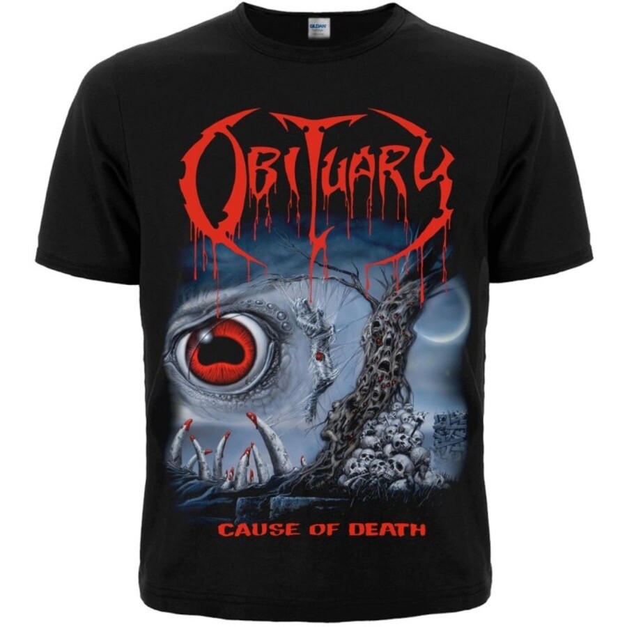 Obituary “Cause of Death” Black T-Shirt death morbid angel
